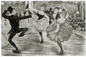 Quadriglia al Moulin Rouge da Jean Francois Raffaelli